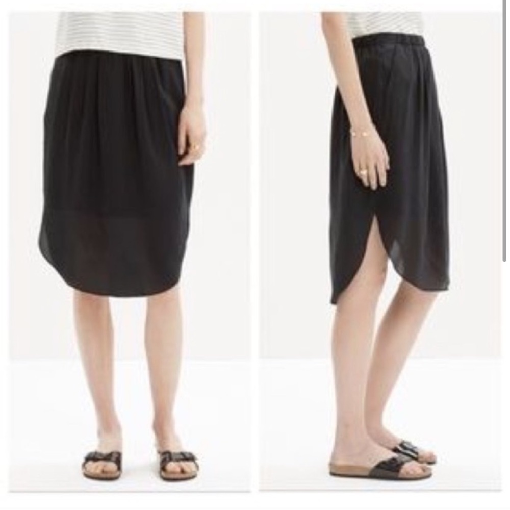 Madewell Silk Island Skirt